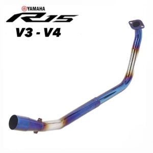 LÍNEA DE ESCAPE TORNASOL PARA YAMAHA R15 V3 Y V4🔥 Línea completa o full system, construida en acero inoxidable y exclusivamente compatible con Yamaha R15 V3 y V4. Su extremo se adapta perfectamente a conexiones de escapes de 51 mm, eliminando la necesidad de adquirir un codo adicional. Su instalación es sencilla, sin requerir soldaduras ni cortes. Compatibilidad: • Yamaha R15 V3. • Yamaha R15 V4. (No incluye hilo para el sensor de oxígeno para la V4. En caso de necesitarlo, se debe mandar a hacer.)
