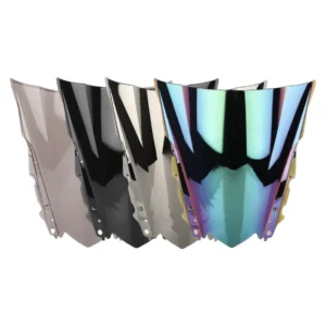 CÚPULA DOBLE BURBUJA O PARABRISAS PARA YAMAHA R3🔥 Descripción: Mejora la aerodinámica y el estilo de tu Yamaha R3 con esta cúpula doble burbuja, diseñada para proporcionar una mayor protección contra el viento y un aspecto deportivo. Ideal para reducir la resistencia al aire y disfrutar de una conducción más cómoda y eficiente. Disponible en: Ahumada Negra Cromada Tornasol Dale a tu Yamaha R3 un toque personal y funcional con este parabrisas, perfecto para quienes buscan combinar rendimiento y estilo en cada trayecto.