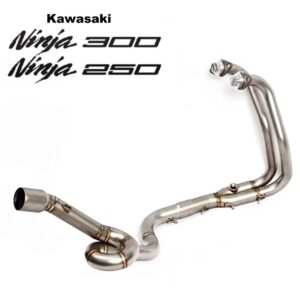 LÍNEA DE ESCAPE CARACOL PARA KAWASAKI NINJA 300 - 250R🔥 Línea completa caracol o full system, construida en acero inoxidable. Su extremo se adapta perfectamente a conexiones de escapes de 51 mm, eliminando la necesidad de adquirir un codo adicional. Su instalación es sencilla, sin requerir soldaduras ni cortes. Detalles: Material: Acero inoxidable Tipo: Full system Compatibilidad de conexiones: 51 mm Instalación: Sencilla, sin soldaduras ni cortes Compatibles con: Kawasaki Ninja 300 Kawasaki Ninja 250R