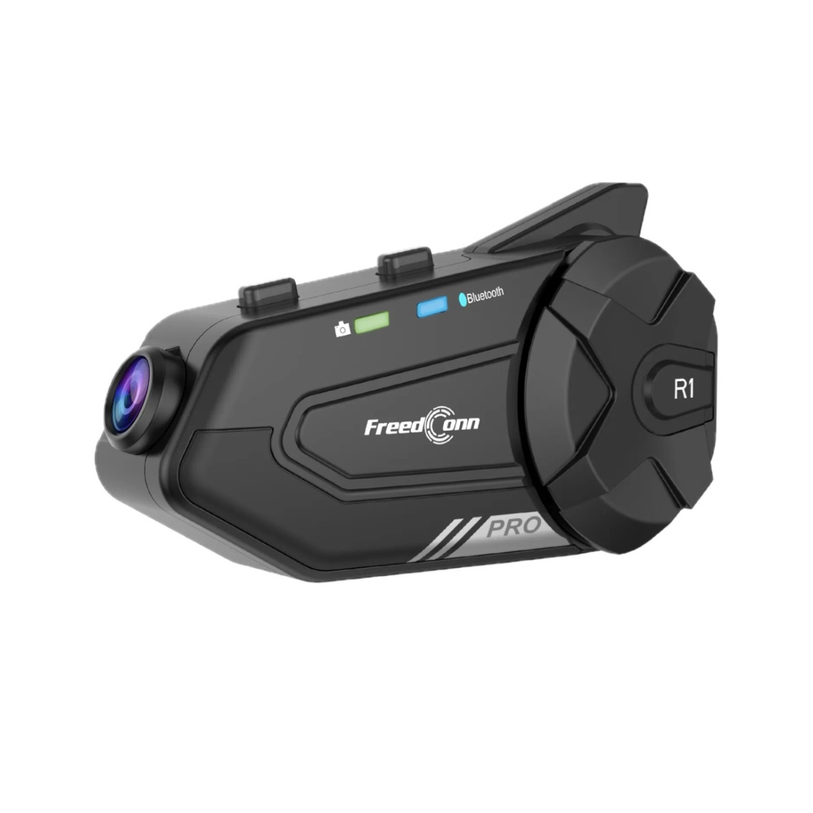 Manos libres bluetooth freedconn t-com sc para casco moto con intercomunicador radio fm pantalla