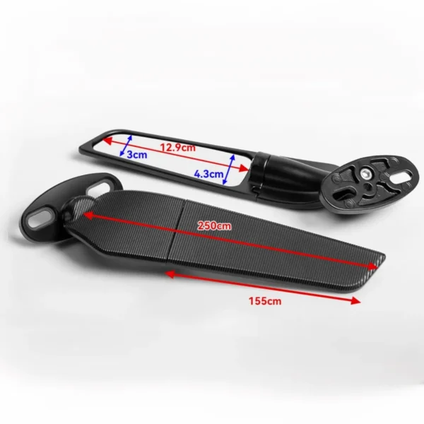 ESPEJO TIPO ALERÓN PARA MOTOS DEPORTIVAS🔥 Mejora la estética y aerodinámica de tu moto con estos espejos tipo alerón diseñados para motos deportivas. Fabricados con materiales de alta calidad, ofrecen un diseño moderno y funcional que se adapta a cualquier moto deportiva, brindando un estilo único y mejorando la visibilidad. Incluye: Pernos de instalación. Gomas de amortiguación. Llave Allen. Estos espejos tipo alerón son la elección perfecta para motociclistas que buscan combinar estilo y funcionalidad en sus motos deportivas.