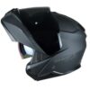 CASCO SHAFT PRO 4100DV🔥 El casco abatible Shaft modelo 4100DV ofrece una combinación excepcional de funcionalidad y confort, diseñado para satisfacer las necesidades de los motociclistas modernos. Detalles: Marca: Shaft Modelo: 4100DV Material: Carcasa de ABS, un termoplástico de alta resistencia para una protección sólida. Mecanismo Abatible: Botón interno en la zona de la barbilla para una operación cómoda y eficiente. Interior: Removible, lavable y antibacterial, fabricado en EPS (poliestireno de alta densidad) con tela de microfibra de poliéster para una comodidad excepcional. Sistema de Intercomunicador: Listo para integrar un sistema de intercomunicador para una experiencia de conducción conectada. Cubre Barbilla: Tela que ayuda a impedir el ingreso de viento al interior del casco. Visor Externo: Policarbonato con protección UV y resistente a rayaduras para una visión clara y protegida. Visor Interior: Iridium azul abatible, ofreciendo un toque de estilo y versatilidad para adaptarse a diferentes condiciones de luz. Ventilaciones: Frontales superior e inferior y salidas posteriores para una circulación de aire eficiente. Sistema de Cierre: Broche micrométrico ajustable, asegura un cierre seguro y un ajuste personalizado. Certificación: Norma ECE-R 2205, cumpliendo con los estándares de seguridad europeos. Visor Preparado para Pinlock 30: (Se vende por separado) para mantener la visión clara en condiciones de humedad. El casco abatible 4100DV de Shaft combina un diseño elegante con características avanzadas, ofreciendo una experiencia de conducción segura y cómoda. Cuenta con: Funda protectora. Bolso para casco Shaft.