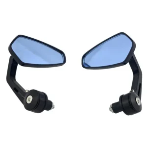 ESPEJO DE MOTO PARA PUÑOS ANTIRREFLEJOS 🔥 Descripción: Espejo para manillar de moto con carcasa metálica, diseñado específicamente para motos naked. Este espejo deportivo cuenta con un tratamiento antirreflejo, garantizando una visión clara y segura en cualquier condición de luz. Producto de alta calidad presentado en caja. Características: Diseño deportivo ideal para motos naked. Tratamiento antirreflejo en el espejo para mayor seguridad. Carcasa metálica resistente. Compatible con la mayoría de los manillares de moto. Producto de alta calidad en empaque original.