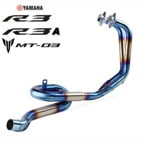 LÍNEA DE ESCAPE CARACOL TORNASOL PARA YAMAHA R3, R3A Y MT-03🔥 Línea completa caracol o full system, construida en acero inoxidable. Su extremo se adapta perfectamente a conexiones de escapes de 51 mm, eliminando la necesidad de adquirir un codo adicional. Su instalación es sencilla, sin requerir soldaduras ni cortes. Detalles: Material: Acero inoxidable Tipo: Full system Compatibilidad de conexiones: 51 mm Instalación: Sencilla, sin soldaduras ni cortes Compatibles con: Yamaha R3 Yamaha R3A Yamaha MT-03