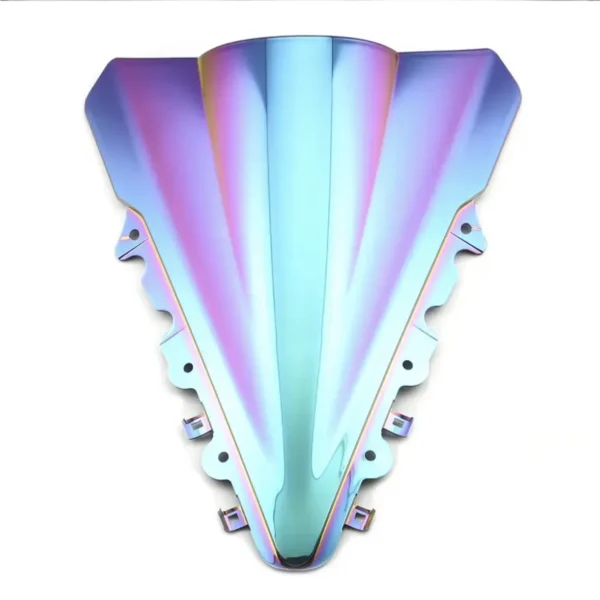 CÚPULA DOBLE BURBUJA O PARABRISAS PARA YAMAHA R15🔥 Descripción: Mejora la aerodinámica y el estilo de tu Yamaha R15 con la cúpula doble burbuja, diseñada para ofrecer una mayor protección contra el viento y mejorar la estética de tu motocicleta. Esta cúpula no solo añade un toque deportivo, sino que también proporciona un mejor flujo de aire para una conducción más cómoda y eficiente. Disponible en: Ahumada Negra Cromada Tornasol Esta cúpula es el complemento perfecto para quienes buscan personalizar su Yamaha R15 con un accesorio que combina funcionalidad y estilo.