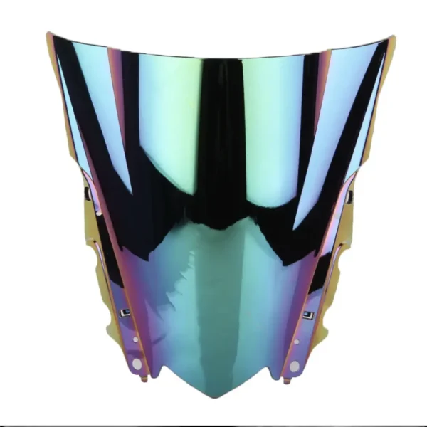 CÚPULA DOBLE BURBUJA O PARABRISAS PARA YAMAHA R3🔥 Descripción: Mejora la aerodinámica y el estilo de tu Yamaha R3 con esta cúpula doble burbuja, diseñada para proporcionar una mayor protección contra el viento y un aspecto deportivo. Ideal para reducir la resistencia al aire y disfrutar de una conducción más cómoda y eficiente. Disponible en: Ahumada Negra Cromada Tornasol Dale a tu Yamaha R3 un toque personal y funcional con este parabrisas, perfecto para quienes buscan combinar rendimiento y estilo en cada trayecto.