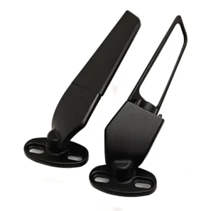 ESPEJO TIPO ALERÓN PARA MOTOS DEPORTIVAS🔥 Mejora la estética y aerodinámica de tu moto con estos espejos tipo alerón diseñados para motos deportivas. Fabricados con materiales de alta calidad, ofrecen un diseño moderno y funcional que se adapta a cualquier moto deportiva, brindando un estilo único y mejorando la visibilidad. Incluye: Pernos de instalación. Gomas de amortiguación. Llave Allen. Estos espejos tipo alerón son la elección perfecta para motociclistas que buscan combinar estilo y funcionalidad en sus motos deportivas.