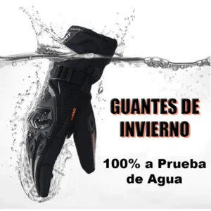 GUANTES LARGOS IMPERMEABLES🔥 Estos guantes para motocicleta están diseñados para ofrecer protección y comodidad en climas fríos o húmedos. Su resistencia al agua y al viento mantiene tus manos cálidas y secas, mientras que su construcción robusta asegura la protección en caso de caídas. Detalles: Resistencia al Agua y Viento: Protege tus manos en condiciones adversas, manteniéndolas secas y cómodas. Protección en Nudillos y Manos: Equipados con parches antideslizantes y acolchado adicional para una mayor seguridad. Función de Pantalla Táctil: Compatible con dispositivos de pantalla táctil en el dedo índice, permitiendo el uso del teléfono sin quitarse los guantes. Versatilidad: Adecuados para motocicletas y otros deportes al aire libre. Comodidad y Flexibilidad: Son flexibles, lavables y cuentan con correas en la muñeca para colgarlos fácilmente. Estos Guantes Largos Impermeables son la elección perfecta para cualquier motociclista que necesite un par de guantes confiables, cómodos y protectores en condiciones climáticas desafiantes