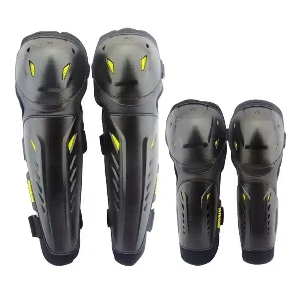 Rodillera y Coderas Souranl🔥 El set Souranl incluye dos rodilleras y dos coderas diseñadas para brindar protección óptima durante la conducción. Con materiales duraderos y un ajuste cómodo, este conjunto es ideal para motociclistas que buscan seguridad y libertad de movimiento. Detalles: Protección de PVC resistente a impactos. Correas ajustables con velcro para un ajuste personalizado. Diseño ergonómico que se adapta a la forma del cuerpo. Ligero y fácil de poner, perfecto para largas rutas. El set Souranl asegura protección y comodidad para tus rodillas y codos, manteniéndote seguro en todo momento.