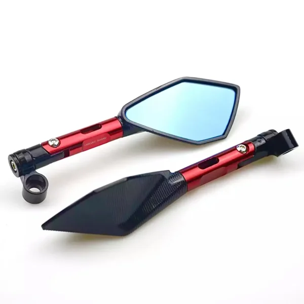 ESPEJOS RETROVISORES PARA MOTO 🔥 Descripción: Estos espejos retrovisores para moto cuentan con un diseño deportivo de brazo corto, perfectos para renovar el estilo de tu moto. Fabricados con carcasa metálica, son resistentes y duraderos, ofreciendo un toque moderno y funcional. Vienen presentados en caja e incluyen todos los pernos y accesorios necesarios para su instalación. Características: Diseño deportivo de brazo corto. Carcasa metálica para mayor durabilidad. Incluye pernos y accesorios para una fácil instalación. Disponible en varios colores: Dorado, Negro, Plateado, Rojo y Azul.