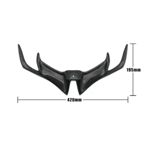 ALERÓN FRONTAL O WINGLET PARA MOTO🔥 Descripción: Dale un toque agresivo y deportivo a tu motocicleta con este alerón frontal o winglet. Su diseño añade un estilo único que resalta en cualquier modelo, mejorando la estética de tu moto. Compatibles con: R15 v2 R15 v3 GIXXER SF PULSAR RS200 ¡Y más! (Se pueden adaptar a otros modelos) Añade un aspecto distintivo a tu moto con este alerón frontal, perfecto para destacar en cualquier lugar.