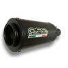 TUBO DE ESCAPE AAA GPR NEGRO🔥 ¿Para qué sirve un escape de moto? Un escape deportivo sirve para que otros conductores puedan notar nuestra presencia en la carretera gracias al sonido perceptible que produce. Además, algunos escapes tienen un diseño deportivo que le da un aspecto más atractivo a la motocicleta. Especificaciones Largo: 31cm Entrada: 51mm con reductor hasta 35mm Cuenta con Abrazadera, perno y resortes de fijación Acople reductor DB-killer (reductor de sonido)