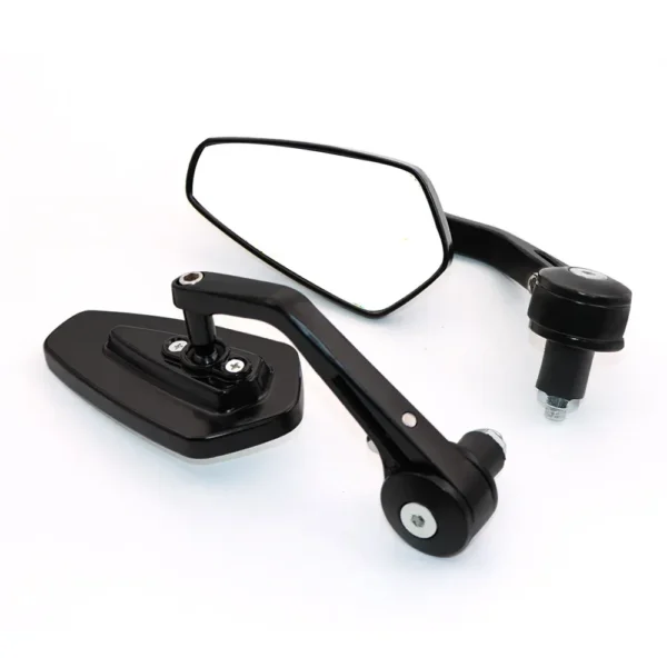 ESPEJO DE MOTO PARA PUÑOS ANTIRREFLEJOS 🔥 Descripción: Espejo para manillar de moto con carcasa metálica, diseñado específicamente para motos naked. Este espejo deportivo cuenta con un tratamiento antirreflejo, garantizando una visión clara y segura en cualquier condición de luz. Producto de alta calidad presentado en caja. Características: Diseño deportivo ideal para motos naked. Tratamiento antirreflejo en el espejo para mayor seguridad. Carcasa metálica resistente. Compatible con la mayoría de los manillares de moto. Producto de alta calidad en empaque original.