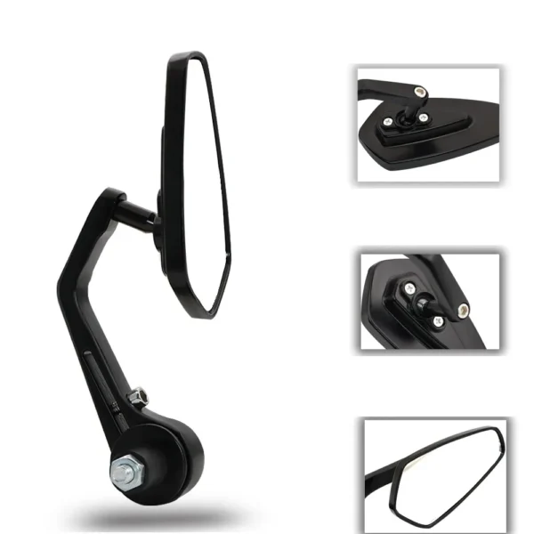 ESPEJO DE MOTO PARA PUÑOS ANTIRREFLEJOS 🔥 Descripción: Espejo para manillar de moto con carcasa metálica, diseñado específicamente para motos naked. Este espejo deportivo cuenta con un tratamiento antirreflejo, garantizando una visión clara y segura en cualquier condición de luz. Producto de alta calidad presentado en caja. Características: Diseño deportivo ideal para motos naked. Tratamiento antirreflejo en el espejo para mayor seguridad. Carcasa metálica resistente. Compatible con la mayoría de los manillares de moto. Producto de alta calidad en empaque original.