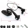 ESPEJO DE MOTO PARA PUÑOS ANTIRREFLEJOS 🔥 Descripción: Espejo para manillar de moto con carcasa metálica, diseñado específicamente para motos naked. Este espejo deportivo cuenta con un tratamiento antirreflejo, garantizando una visión clara y segura en cualquier condición de luz. Producto de alta calidad presentado en caja. Características: Diseño deportivo ideal para motos naked. Tratamiento antirreflejo en el espejo para mayor seguridad. Carcasa metálica resistente. Compatible con la mayoría de los manillares de moto. Producto de alta calidad en empaque original.