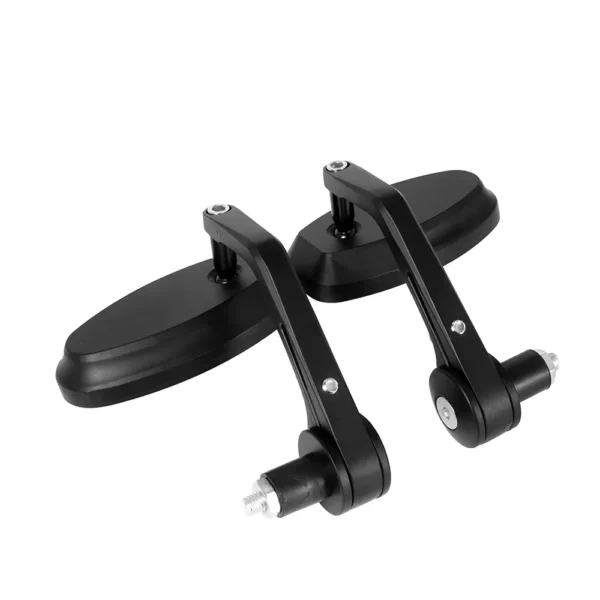 ESPEJOS RETROVISORES OVALADOS ANTIRREFLEJO DE PUÑO DE MOTO🔥 Descripción: Espejos retrovisores ovalados, diseñados para instalarse en el puño de la moto. Estos espejos cuentan con una tonalidad azul antirreflejo que reduce los destellos, mejorando la visibilidad y la seguridad durante la conducción. Características: Tonalidad azul con tratamiento antirreflejo. Diseño ovalado con dimensiones de 10cm x 5cm x 2cm. Brazo de 13cm para un ajuste óptimo. Carcasa completamente metálica para mayor durabilidad. Compatibles con la mayoría de los manillares de moto.