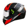 CASCO SHAFT SH-560 SUPER SPORT🔥 El casco SH-560 de la marca Shaft es un casco integral que combina seguridad y comodidad para los motociclistas. Detalles: Carcasa de ABS: Fabricada con termoplástico de alta resistencia, proporciona una protección sólida en caso de impacto. Tecnología SAT: El interior del casco está equipado con la tecnología de absorción de impactos para una protección efectiva durante la conducción. Tapizado de lujo: Fabricado en tela 100% de poliéster con propiedades antibacterianas, ofrece una mayor comodidad y ajuste para el usuario. Cubre barbilla de tela: Ayuda a impedir el ingreso de viento al interior del casco, proporcionando una experiencia de conducción más cómoda. Visor de policarbonato: Con protección UV y resistente a rayaduras, ofrece una visión clara y protegida durante la conducción. Sistema de ventilación superior Airbooster Technology: El aire se extrae de las tomas de aire frontales y es conducido de forma forzada hacia las zonas más críticas del casco, proporcionando una ventilación óptima y evitando la dispersión del aire. Sistema de broche micrométrico ajustable: Asegura un cierre seguro y un ajuste personalizado para cada usuario. Tamaños de coraza: Disponible en dos tamaños de coraza para adaptarse mejor a diferentes tamaños de cabeza. Compatible con Pinlock 30: Permite la integración del Pinlock 30 (no incluido) para mantener una visión clara en condiciones de humedad. Certificaciones de seguridad: Cumple con la norma europea ECE-R 2205 y decreto Supremo N° 231, de 2000 del Ministerio de Transportes y Telecomunicaciones de Chile. Este casco integral de la marca Shaft cumple con los más altos estándares de seguridad y comodidad, siendo una opción confiable para los motociclistas en sus viajes. Cuenta con: Funda protectora