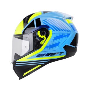 CASCO SHAFT SH-560 CESIO🔥 El casco SH-560 de la marca Shaft es un casco integral que combina seguridad y comodidad para los motociclistas. Detalles: Carcasa de ABS: Fabricada con termoplástico de alta resistencia, proporciona una protección sólida en caso de impacto. Tecnología SAT: El interior del casco está equipado con la tecnología de absorción de impactos para una protección efectiva durante la conducción. Tapizado de lujo: Fabricado en tela 100% de poliéster con propiedades antibacterianas, ofrece una mayor comodidad y ajuste para el usuario. Cubre barbilla de tela: Ayuda a impedir el ingreso de viento al interior del casco, proporcionando una experiencia de conducción más cómoda. Visor de policarbonato: Con protección UV y resistente a rayaduras, ofrece una visión clara y protegida durante la conducción. Sistema de ventilación superior Airbooster Technology: El aire se extrae de las tomas de aire frontales y es conducido de forma forzada hacia las zonas más críticas del casco, proporcionando una ventilación óptima y evitando la dispersión del aire. Sistema de broche micrométrico ajustable: Asegura un cierre seguro y un ajuste personalizado para cada usuario. Tamaños de coraza: Disponible en dos tamaños de coraza para adaptarse mejor a diferentes tamaños de cabeza. Compatible con Pinlock 30: Permite la integración del Pinlock 30 (no incluido) para mantener una visión clara en condiciones de humedad. Certificaciones de seguridad: Cumple con la norma europea ECE-R 2205 y decreto Supremo N° 231, de 2000 del Ministerio de Transportes y Telecomunicaciones de Chile. Este casco integral de la marca Shaft cumple con los más altos estándares de seguridad y comodidad, siendo una opción confiable para los motociclistas en sus viajes. Cuenta con: Funda protectora
