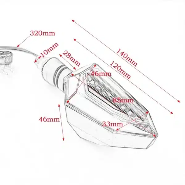 Intermitentes LED con Luz de Freno 🔥 Estos intermitentes LED multifuncionales ofrecen señalización de giro y luz de freno en un solo producto, mejorando la seguridad y la visibilidad al conducir. Características: Voltaje: 12V Función de luz de freno y señal de giro. Tecnología LED de alta eficiencia. Diseño compacto y resistente. Fácil de instalar. Perfectos para aquellos que buscan una solución práctica y estilizada para mejorar la iluminación y seguridad de su motocicleta.