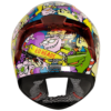 CASCO INTEGRAL 526SP EVO ED HEADS + VISOR TRANSPARENTE DE REGALO 🎁 EDICIÓN LIMITADA🔥 El casco SH-526SP Evo de la marca Shaft es una edición limitada en colaboración con Cartoon Network, diseñada para los entusiastas de la animación que buscan estilo y seguridad en la carretera. Detalles Carcasa de ABS: Fabricada con termoplástico de alta resistencia, proporciona una protección sólida en caso de impacto. Tecnología SAT: El interior del casco está equipado con la tecnología de absorción de impactos para una protección efectiva durante la conducción. Tapizado de lujo personalizado: Fabricado en tela 100% de poliéster con propiedades antibacterianas, ofrece una comodidad y ajuste excepcionales para el usuario. Cubre barbilla de tela: Ayuda a impedir el ingreso de viento al interior del casco. Visor de policarbonato con protección UV y anti-scratch: Ofrece una visión clara y protegida durante la conducción. Ventilaciones regulables: Las ventilaciones frontales y superiores regulables mantienen la cabeza fresca y seca, mientras que las salidas posteriores fijas garantizan una ventilación óptima. Sistema de broche micrométrico ajustable: Asegura un cierre seguro y un ajuste personalizado para cada usuario. Preparado para intercomunicador: Listo para integrar un sistema de intercomunicador para una experiencia de conducción conectada. Compatibilidad con Pinlock 30: Permite la integración del Pinlock 30 para mantener una visión clara en condiciones de humedad. Certificaciones de seguridad: Cumple con la norma europea ECE-R 2206 y el decreto Supremo N° 231, de 2000 del Ministerio de Transportes y Telecomunicaciones de Chile, además cuenta con QR para una fácil verificación de su autenticidad. Incluye Visor Transparente Kit de Repuestos para el Sistema de Fijación del Visor Funda Personalizada Cartoon Network Este casco de edición limitada de Shaft combina estilo, comodidad y seguridad, siendo la elección perfecta para los fans de Cartoon Network que buscan una experiencia de conducción única.
